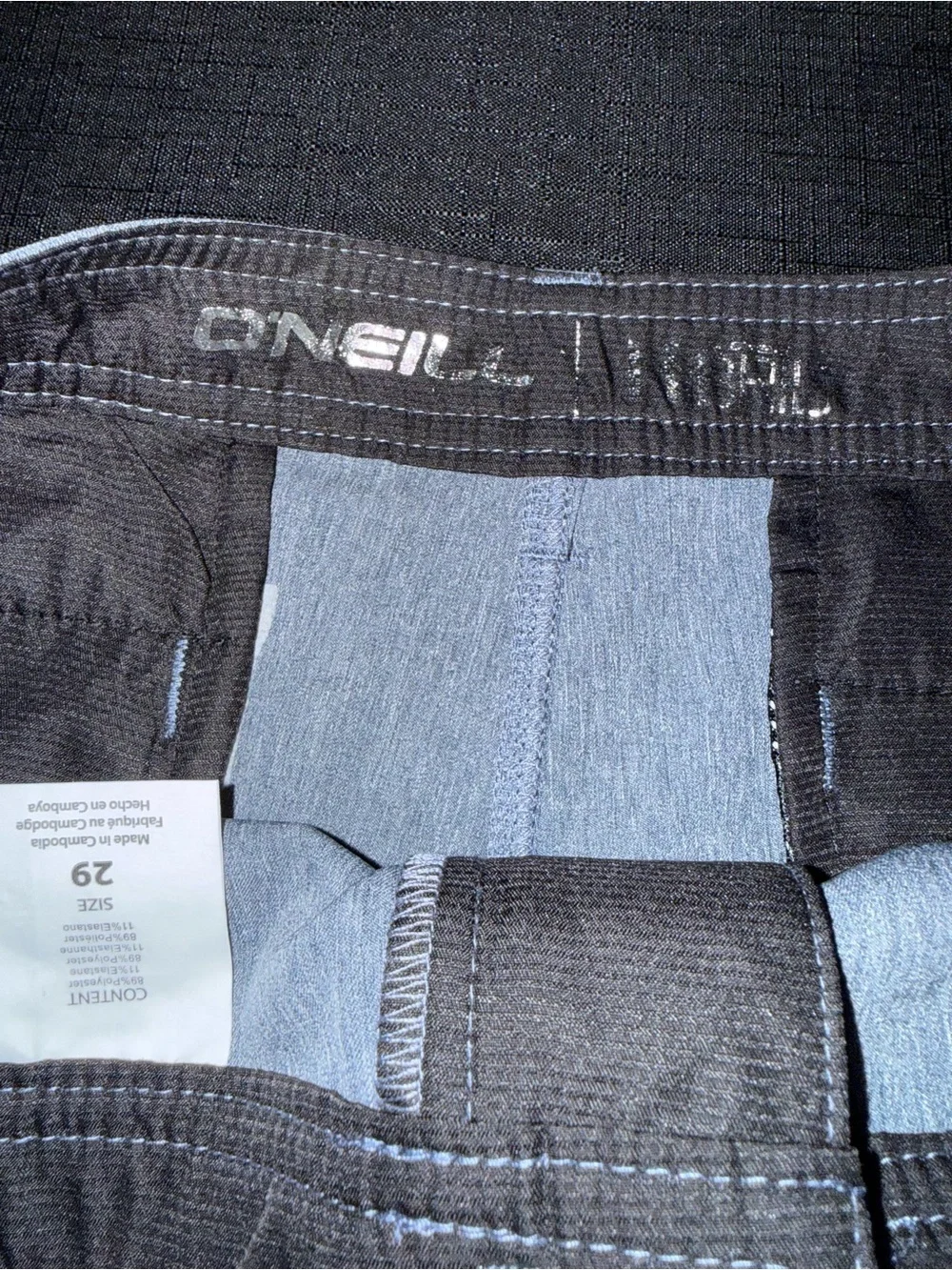 O'Neill Men's Light Heather Blue Hybrid Shorts